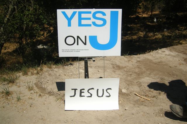 The answer to the weight problem is in God?s level. Jesus levels us by his sacrifice on the cross. so vote YES on the proposition  of Jesus for Salvation