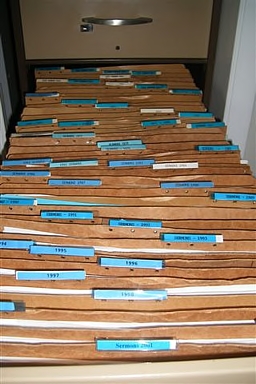 Dr. Neal's sermon files